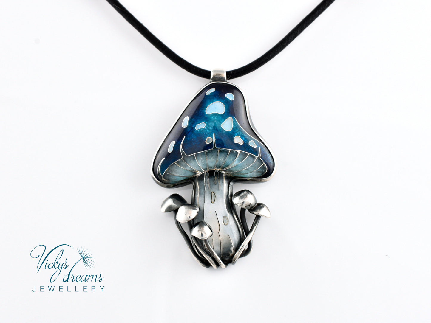 blue mushroom