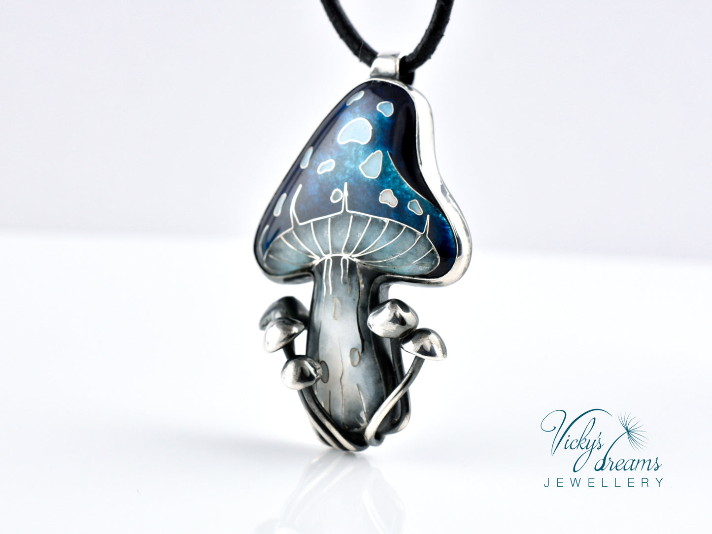 blue mushroom