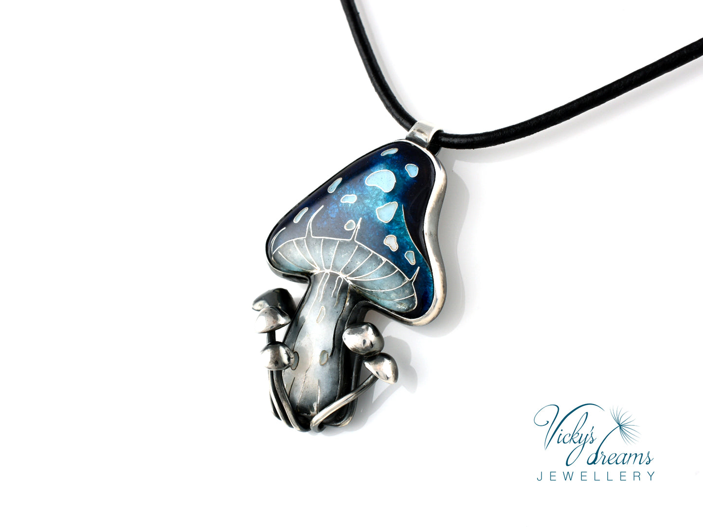 blue mushroom