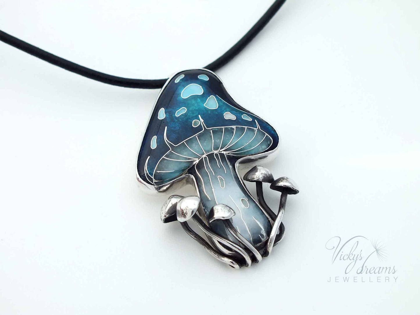 blue mushroom