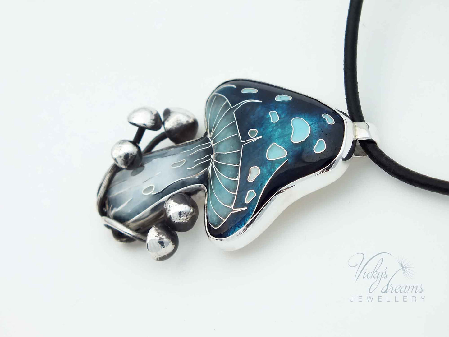 blue mushroom