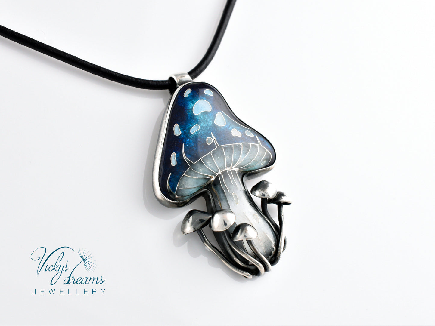 blue mushroom
