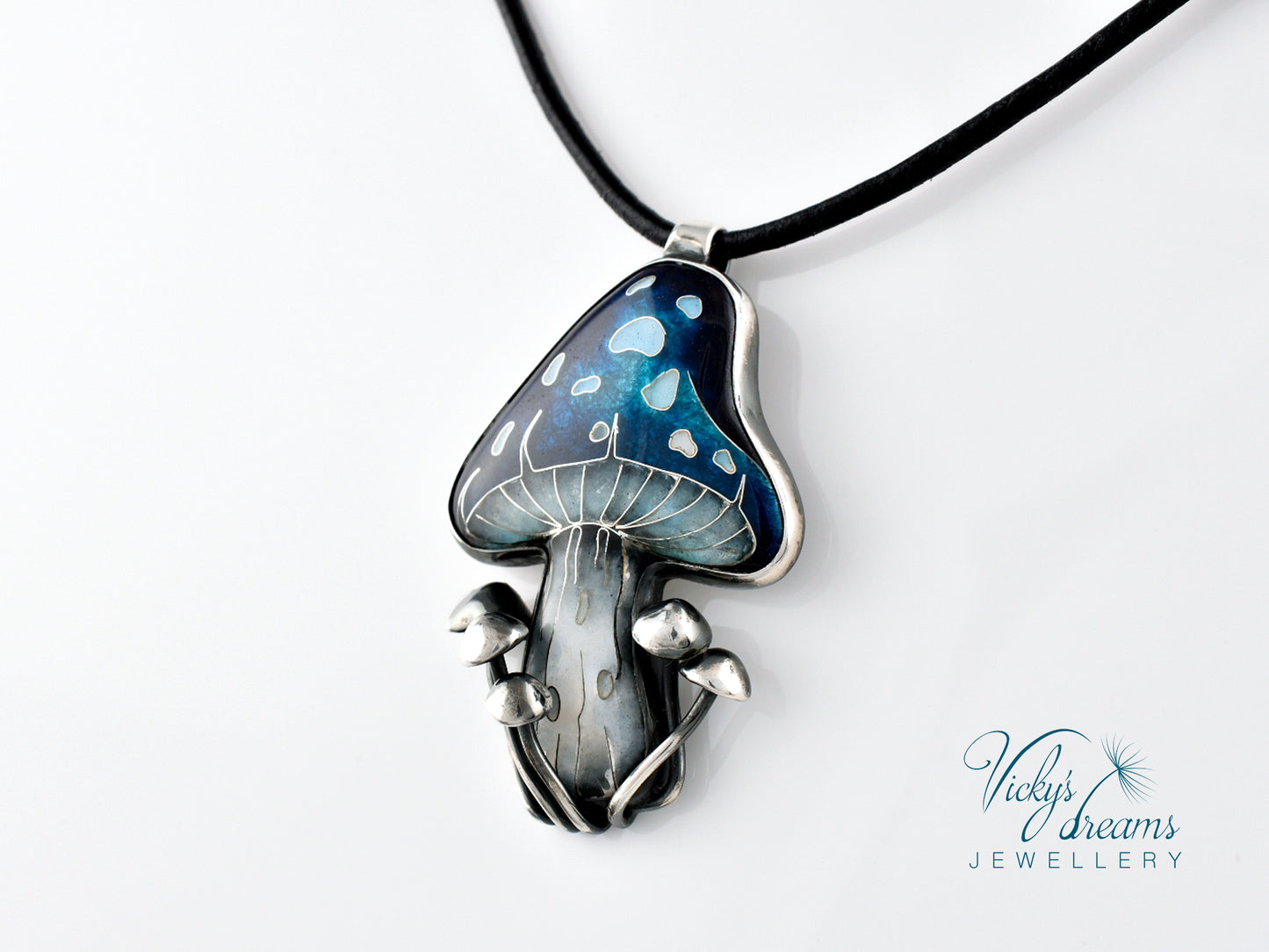blue mushroom