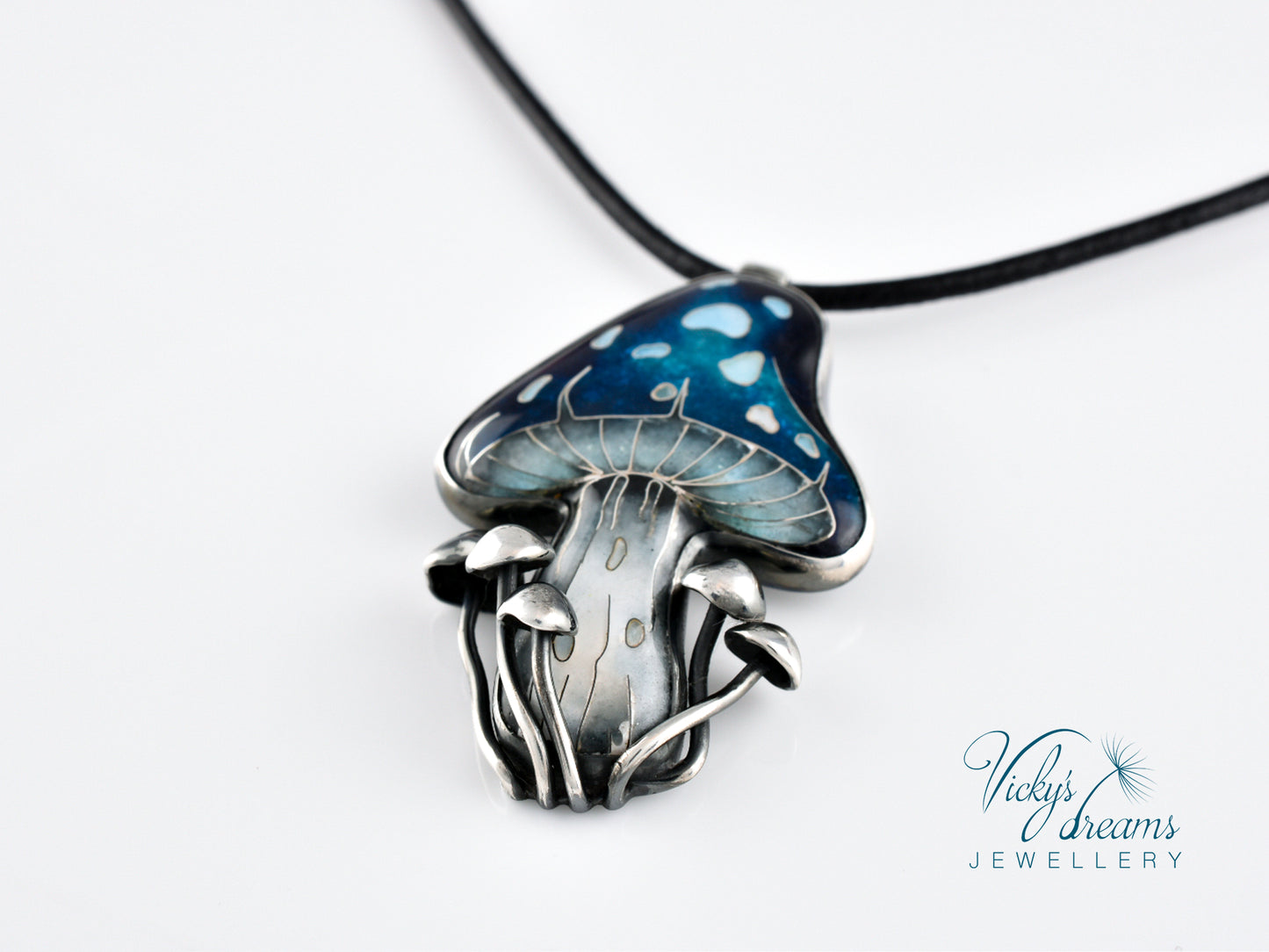 blue mushroom