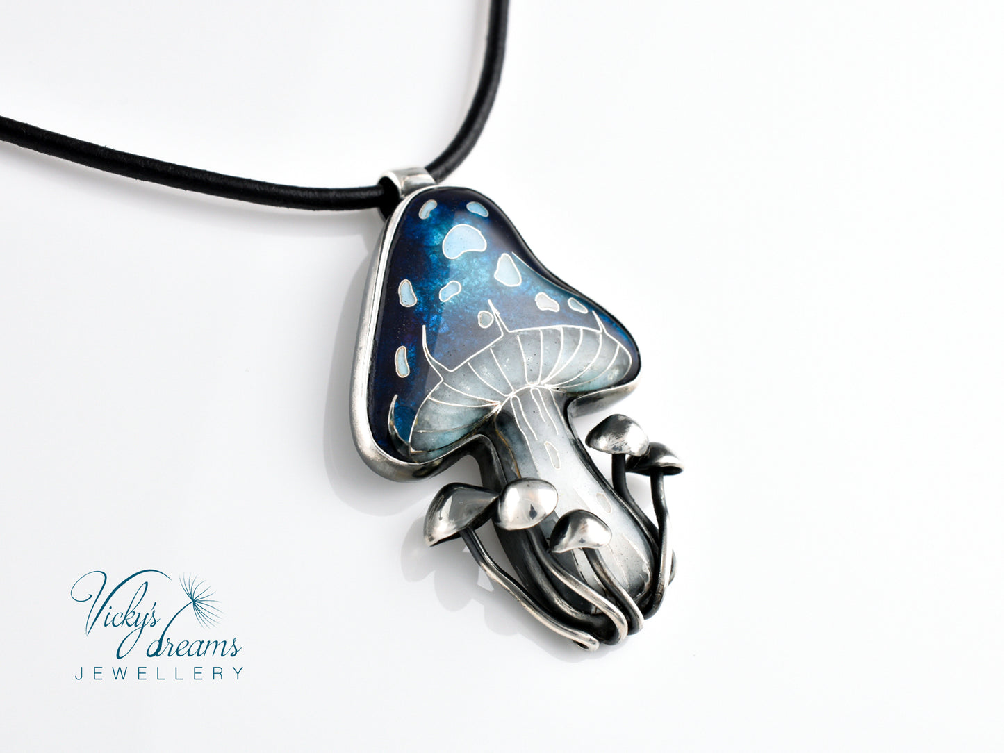 blue mushroom