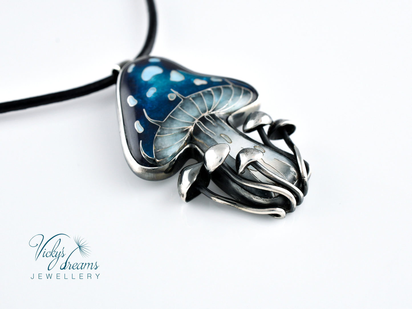 blue mushroom
