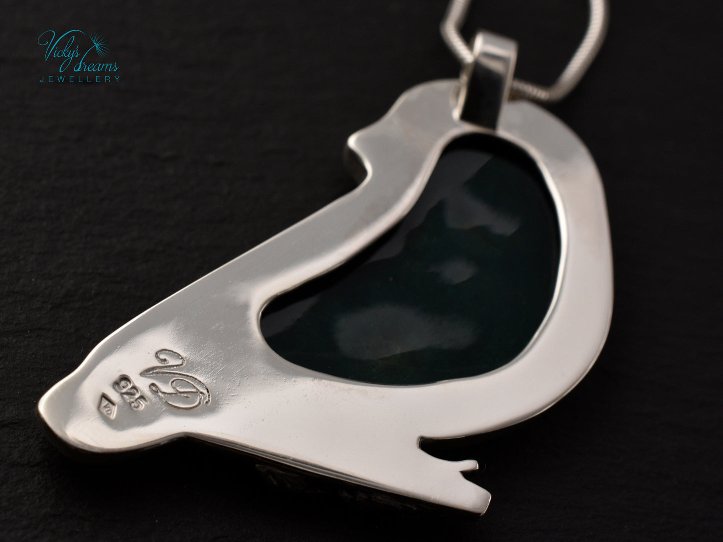 Cloisonné bird pendant in gift box