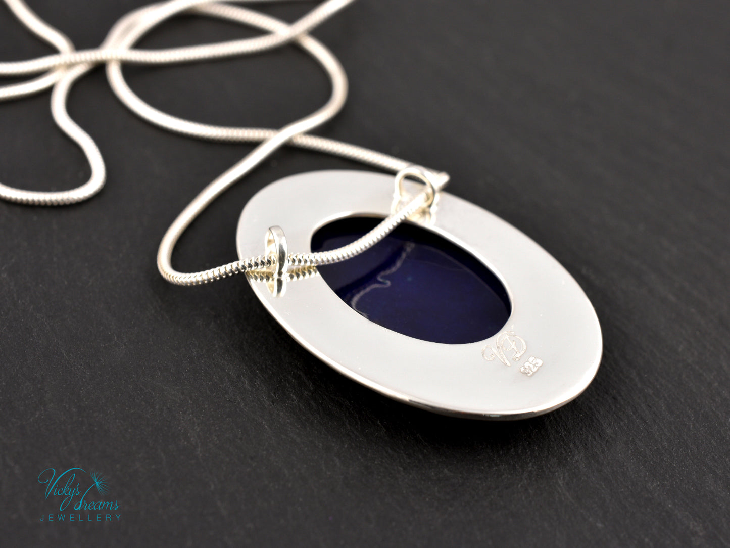 Sunset Lighthouse Cloisonné enamel pendant