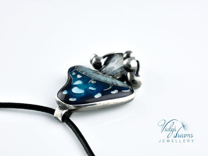 blue mushroom