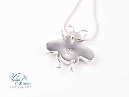Bumblebee Cloisonné enamel pendant