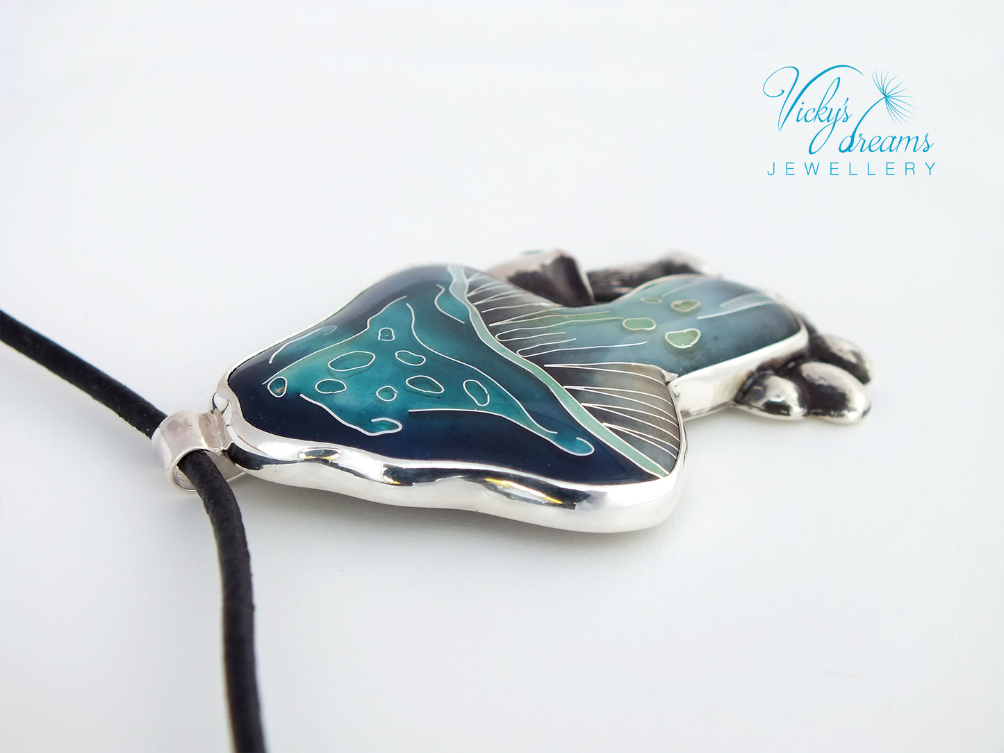 blue-mushroom-enamel-necklace